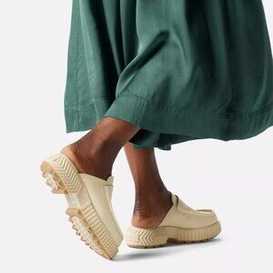 NEW Sorel Ona Ave Loafers - Waterproof, Leather in Honey White For Women 925 5s3